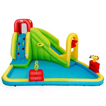 Costway Inflatable Water Slide Kids Splash Pool Bounce House without Blower