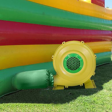 Costway Inflatable Bounce House Blower 1100W 1.5HP Air Pump Commercial Castle Slide Fan
