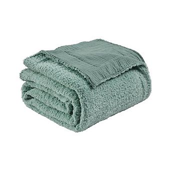 Fabibe Cotton Fleece Throw Blanket