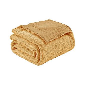 Fabibe Cotton Fleece Throw Blanket