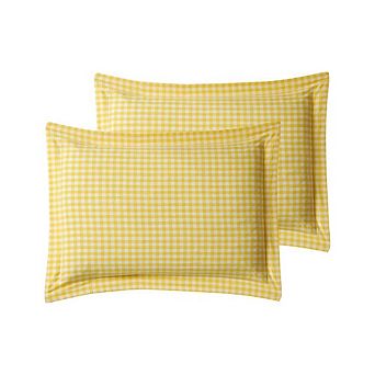 Fabibe Light Cotton Checkered Pillow Shams