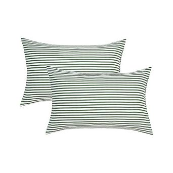 Fabibe Striped Natural Cotton Standard Pillowcases