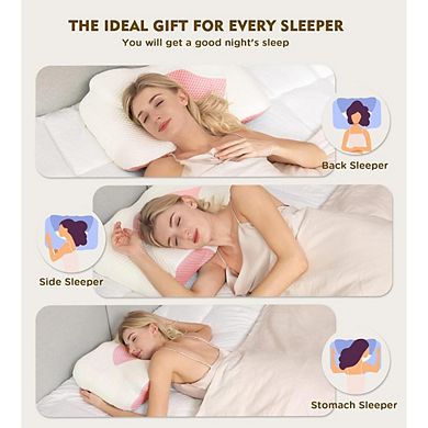 Fabibe Hollow Design Cervical Pillow