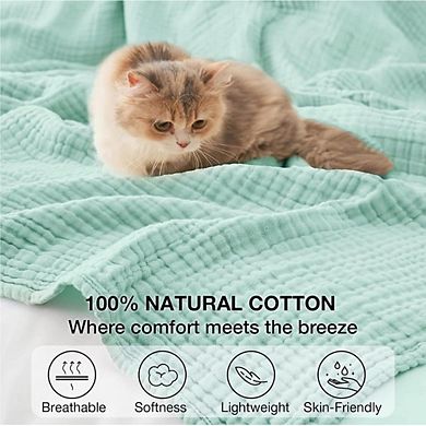 Fabibe Cooling Summer Gauze Blanket