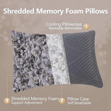 Fabibe Breathable Cooling Memory Foam Pillows