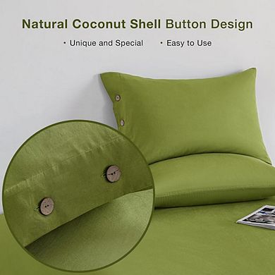 Fabibe Washed Cotton Breathable Pillowcases