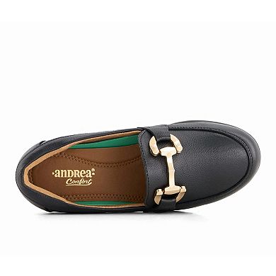 Andrea Women's Exclusive comfort Leather Loafers 90570