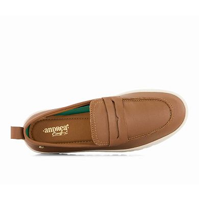Andrea Women's Leather Loafers llight weight 90554