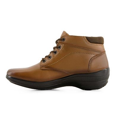 Andrea Women's Leather Lace up Booties 84744