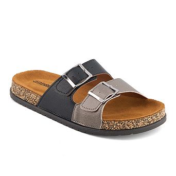 Andrea Women's Double Strap Footbed Sandals 89884