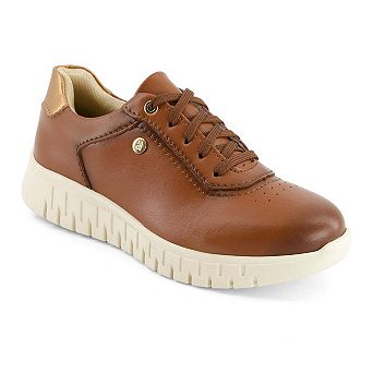 Andrea Women's Soft Leather Sneakers 90574