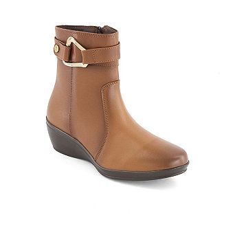 Andrea Women's Leather Booties 90567