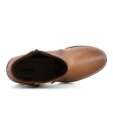 Andrea Women's Leather Booties 90567