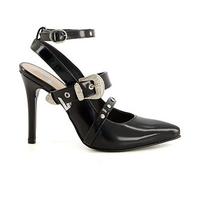 Andrea Women's Ankle Strap Stilettos 52184