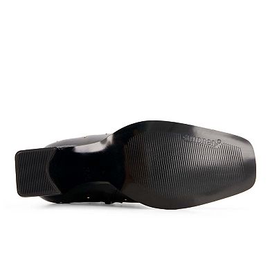 Andrea Women's Medium Heel Riveted Ankle Booties 88365