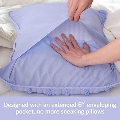 Fabibe Microfiber Farmhouse Breathable Pillow Shams