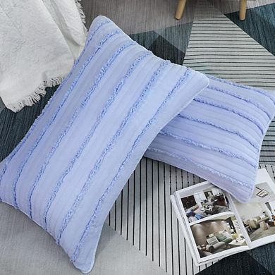 Fabibe Microfiber Farmhouse Breathable Pillow Shams