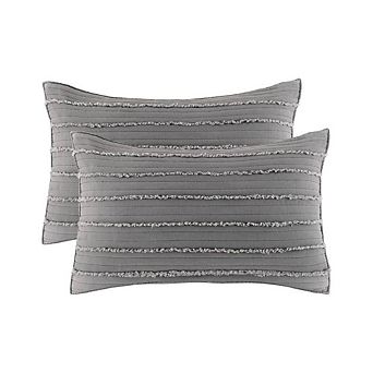 Fabibe Microfiber Farmhouse Breathable Pillow Shams