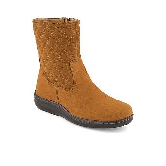 Andrea Women's Peachskin Touch Quilted Boots 90564