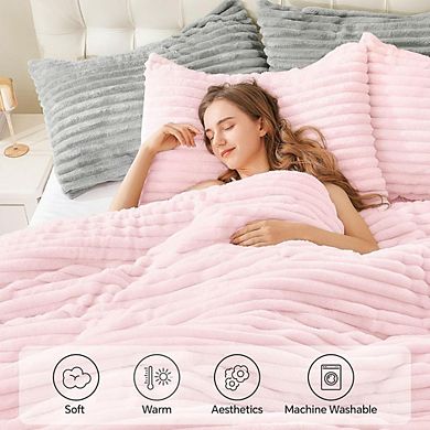 Fabibe Luxury Fuzzy Comforter Set