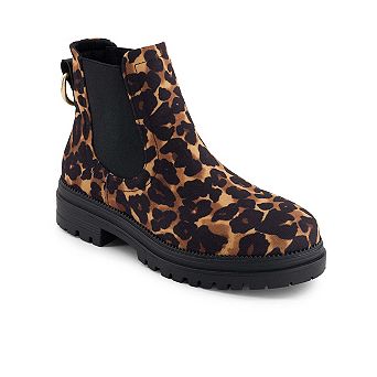 Andrea Women's Animal Print Chelsea Boots 90773