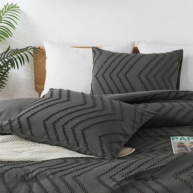 Fabibe Aesthetic Chevron Farmhouse Comforter Set