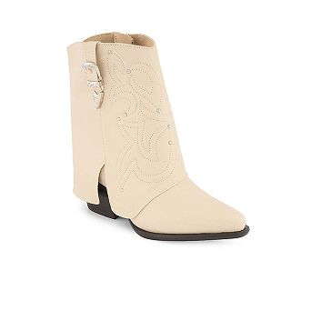 Andrea Women's Foldover Italian Western Style Boots 90694