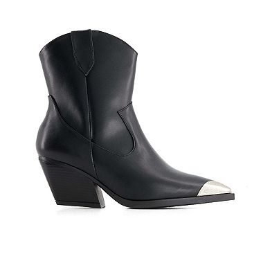 Andrea Women's Pointed Toe Western Booties 90707