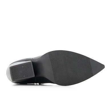 Andrea Women's Pointed Toe Western Booties 90707