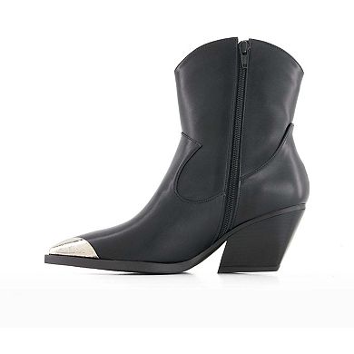 Andrea Women's Pointed Toe Western Booties 90707