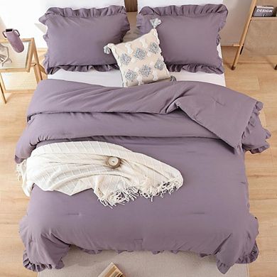 Fabibe Vintage Farmhouse Ruffle Comforter Set
