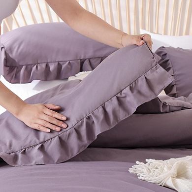 Fabibe Vintage Farmhouse Ruffle Comforter Set