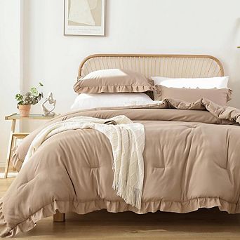 Fabibe Vintage Farmhouse Ruffle Comforter Set