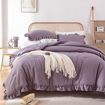 Fabibe Vintage Farmhouse Ruffle Comforter Set
