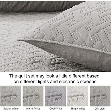 Fabibe Weave Lightweight Quilt Set
