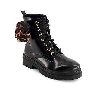 Andrea Women's Patent Boots With Bag 90772