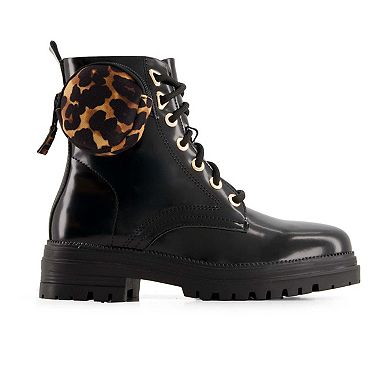 Andrea Women's Patent Boots With Bag 90772