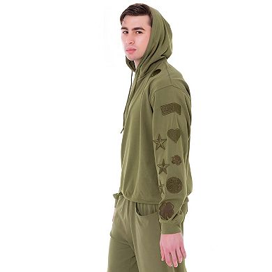 Menswear Patches Hoodie