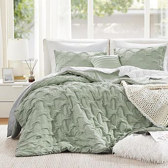 Fabibe Comforter Set With Crinkle Texture