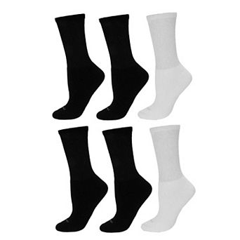 Diabetic Full Cushion Qtr Sock 6 Pair Pack