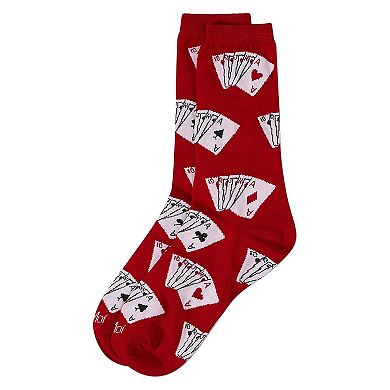 Playing Cards Crew Socks