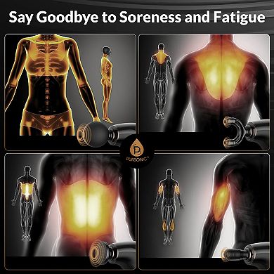 Ultimate Muscle Recovery Bundle: Deep Tissue Massage Gun + Vibrating Massage Ball