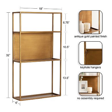 Nomi Metal Wall Shelf
