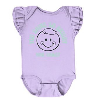 The Juniper Shop Mini Smiley You Shine So Bright Flutter Sleeve Bodysuit