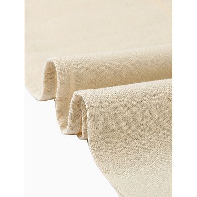 Linen Skirt for Women's Summer Casual High Elastic Waist A-Line Midi Skirts