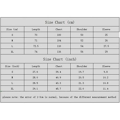 Women's Crochet Cardigan Short Sleeve Boho Oversized Open Front Knitted Cardigan