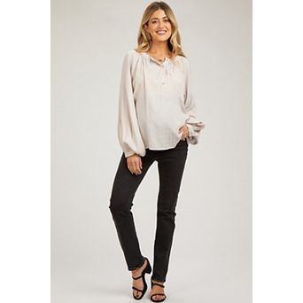 Maternity Slightly Distressed Skinny Jeans
