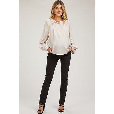 Maternity Slightly Distressed Skinny Jeans