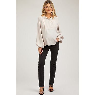 Maternity Slightly Distressed Skinny Jeans