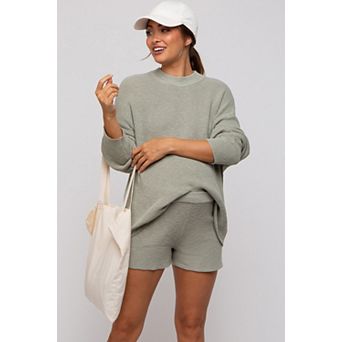 Maternity Sweater and Short Set